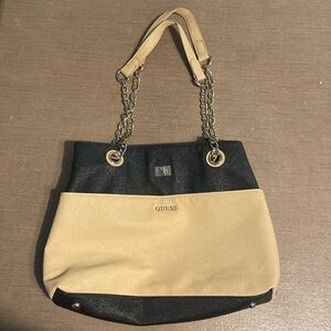 Black and Tan Guess purse